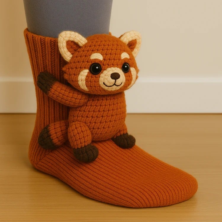 Cozy 3D Knit Animal Socks, Cute & Comfy for You or a Lovely Gift 💝