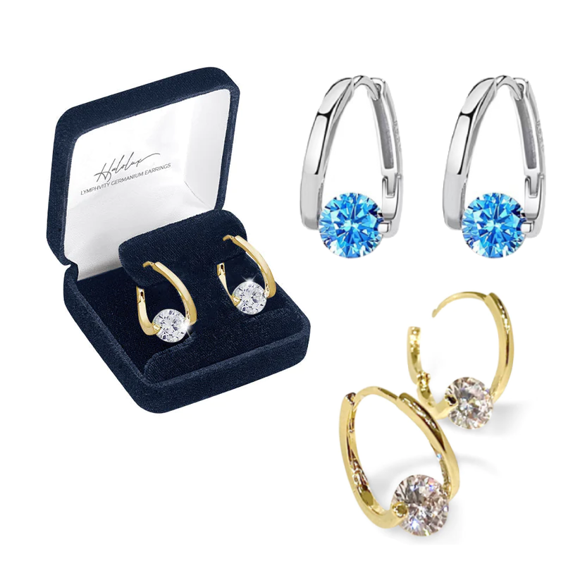 (⏰ Final 3 Hours Only – 70% OFF! 🔥)Histone Lymphvity MagneTherapy Germanium Earrings