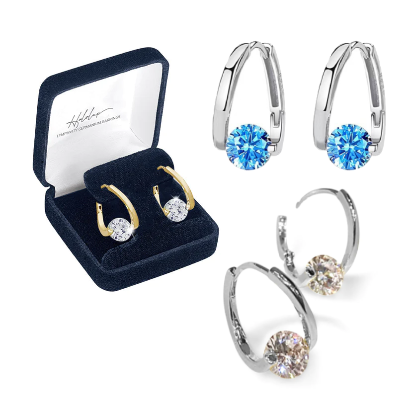 (⏰ Final 3 Hours Only – 70% OFF! 🔥)Histone Lymphvity MagneTherapy Germanium Earrings