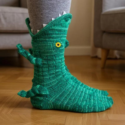 Cozy 3D Knit Animal Socks, Cute & Comfy for You or a Lovely Gift 💝